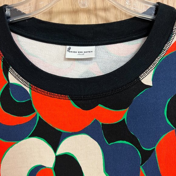 Dries Van Noten Top, Short Sleeve, Floral Size Small - Picture 2 of 3